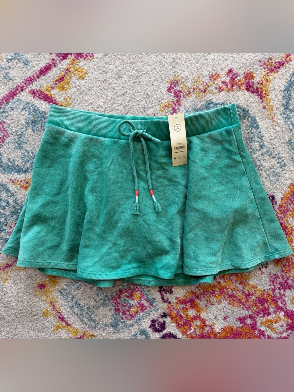 No Boundaries Washed Fleece Mini Skater Skort